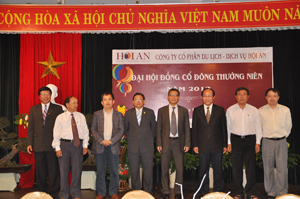 Đại hội Cổ Đông Công ty Cổ phần Du lịch Dịch vụ Hội An Năm 2012